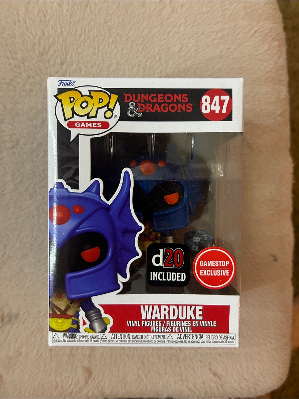 Funko Pop! Dungeons & Dragons Warduke Vinyl Figure - Blue, Red, Black